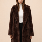 Women's Mink Velvet Winter Coat – Insulated Warmth and Comfortable Fit