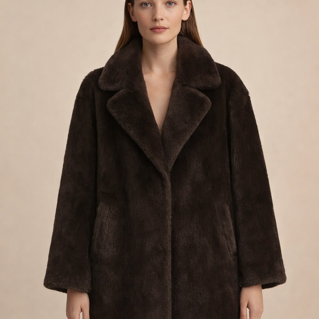 Women's Mink Velvet Winter Coat – Insulated Warmth and Comfortable Fit