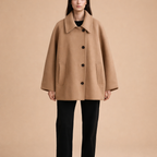Women's Winter Wool Coat – Insulated Warmth and Structured Fit