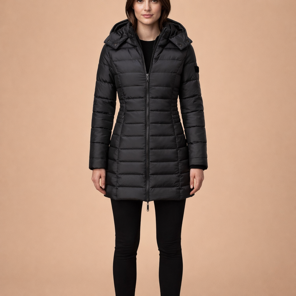 Women's Midi Quilted Jacket – Lightweight Insulation for Everyday Wear