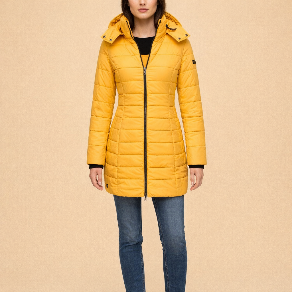 Women's Midi Quilted Jacket – Lightweight Insulation for Everyday Wear