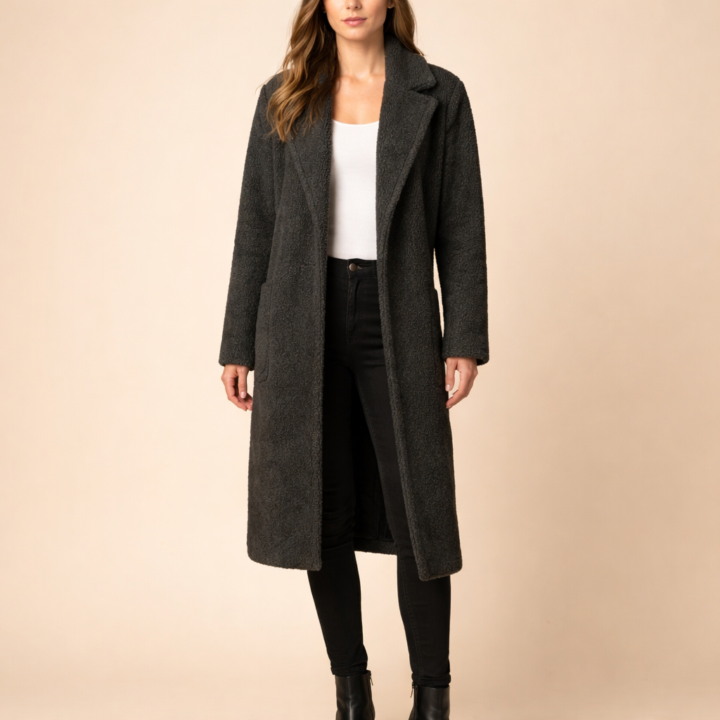 Women's Reversible Fleece-Lined Coat – Warm Comfort and Oversized Fit