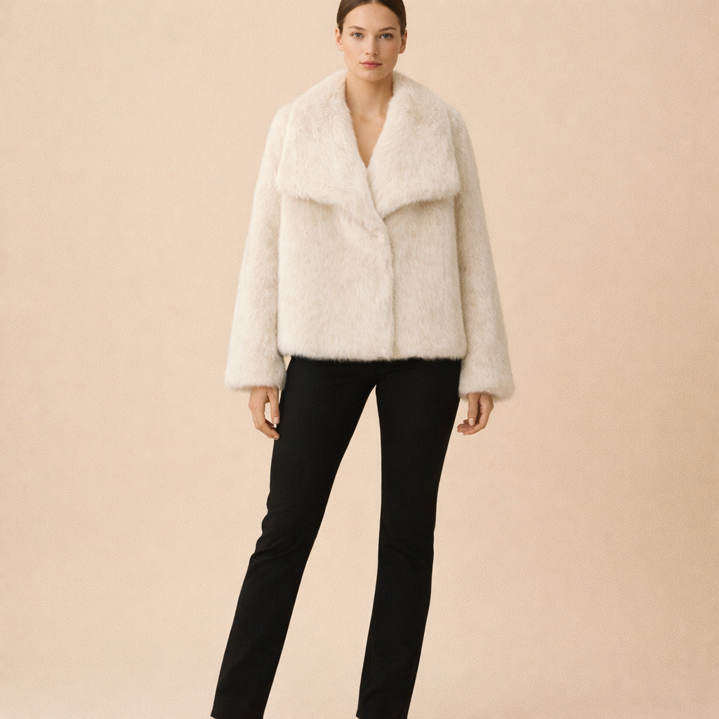 Women's Faux Fur Coat – Warm Comfortable Winter Outerwear