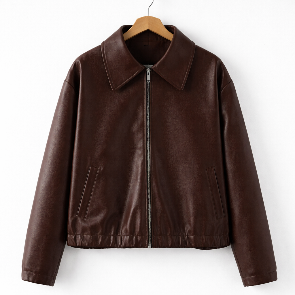 Women's Leather Jacket – Structured Fit for Everyday Wear