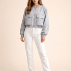 Women's Casual Bomber Jacket – Relaxed Fit for Everyday Wear