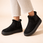 Women’s Plush Winter Boots – Warm Fleece Comfort for Cold Weather