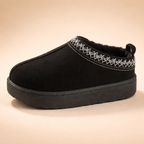 Women’s Plush Ankle Slippers – Warm Fleece Comfort for Indoor Wear