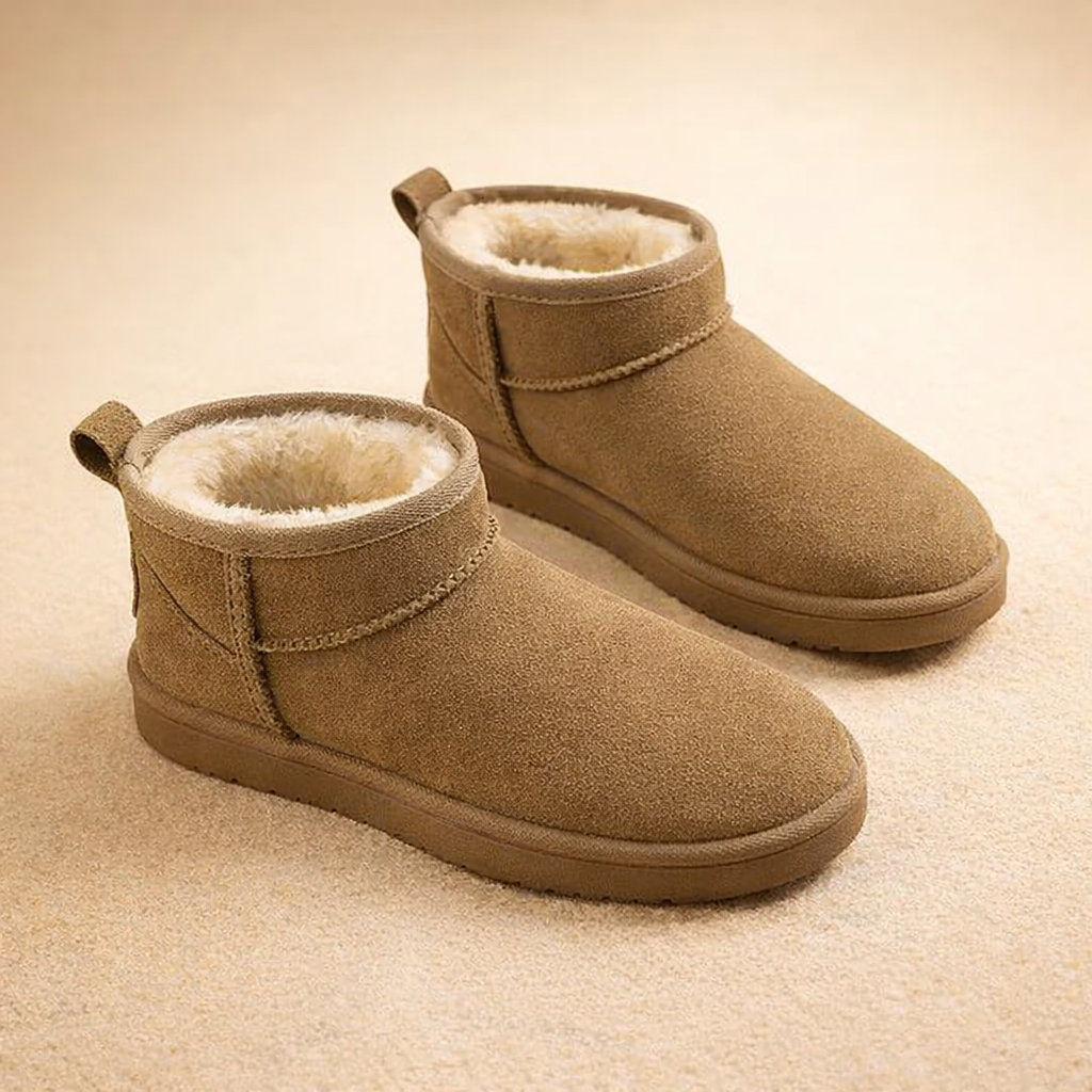 Women's Winter Flat Snow Boots – Warm Comfort for Cold Weather