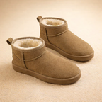 Women's Winter Flat Snow Boots – Warm Comfort for Cold Weather