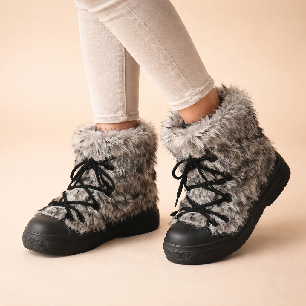 Women's Platform Snow Boots – Warm Non-Slip Comfort for Winter