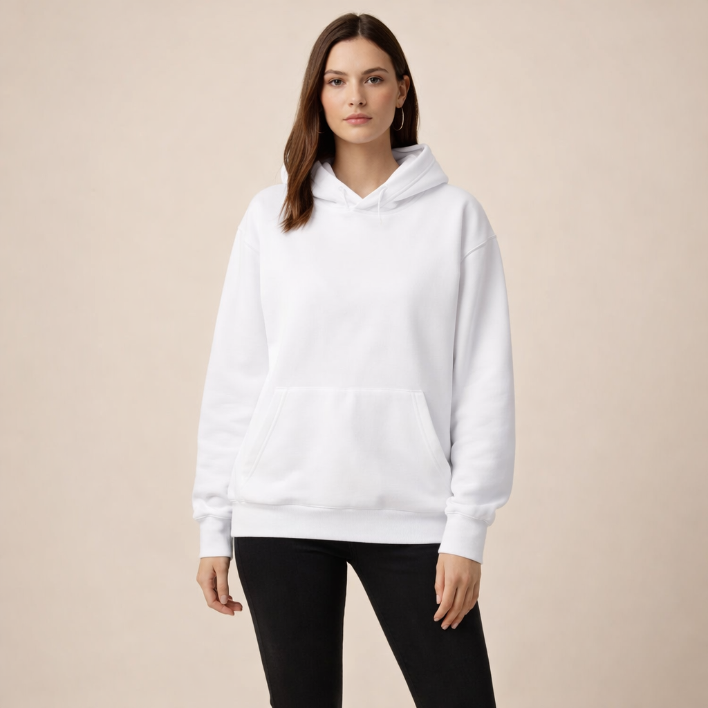 Oversized Fleece Hoodie for Women – Warm Relaxed Comfort