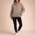 Women's Half Zip Sweater – Comfortable Everyday Layering Fit