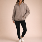 Women's Half Zip Sweater – Comfortable Everyday Layering Fit