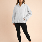 Women's Half Zip Sweater – Comfortable Everyday Layering Fit