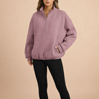 Women's Half Zip Sweater – Comfortable Everyday Layering Fit
