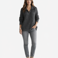 Women's Plus Size Half Zip Sweater – Comfortable Everyday Layering Fit