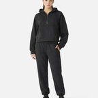 Women's Casual Half Zip Hoodie – Comfortable Everyday Warm Layering