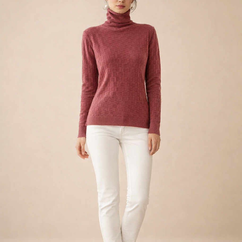 Women's Chunky Knit Sweater – Warm Comfortable Winter Layering