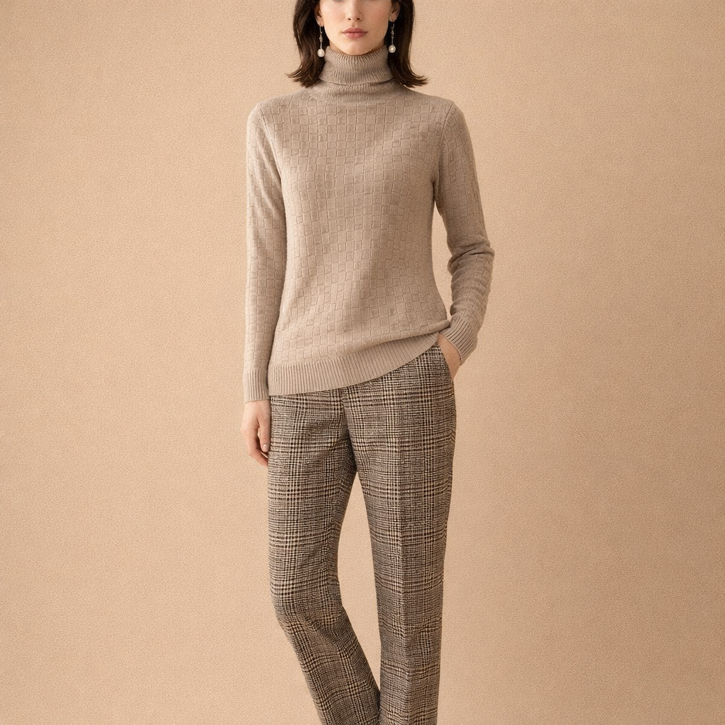 Women's Chunky Knit Sweater – Warm Comfortable Winter Layering