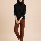 Women's Chunky Knit Sweater – Warm Comfortable Winter Layering