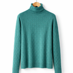 Women's Chunky Knit Sweater – Warm Comfortable Winter Layering