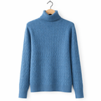 Women's Chunky Knit Sweater – Warm Comfortable Winter Layering