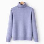 Women's Chunky Knit Sweater – Warm Comfortable Winter Layering