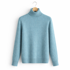 Women's Chunky Knit Sweater – Warm Comfortable Winter Layering