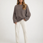 Women's Plush Sweater Top – Soft Warm Everyday Comfort