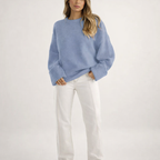 Women's Plush Sweater Top – Soft Warm Everyday Comfort