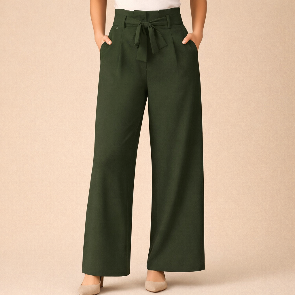 Women's Casual Wide-Leg Trousers – relaxed everyday comfort