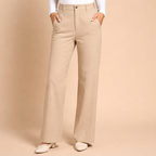 Women's Wide-Leg Commuter Trousers – relaxed fit for daily wear