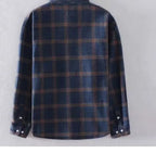 Men's Classic Plaid Flannel Shirt Long Sleeve Casual Button-Down Rugged Everyday Wear 