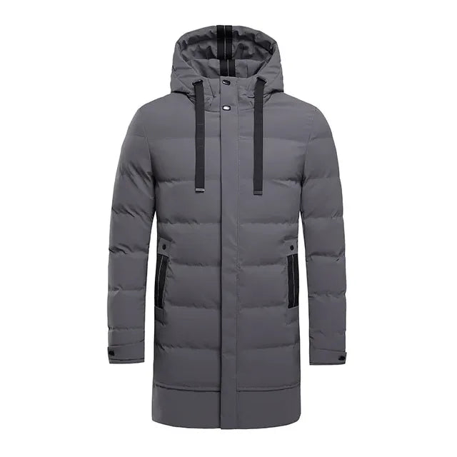 Men's Oversized Puffer Jacket Thick Winter Quilted Coat Warm Casual Streetwear Outerwear
