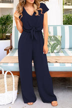 Women's Button-Down Jumpsuit – Comfortable All-Day Wear