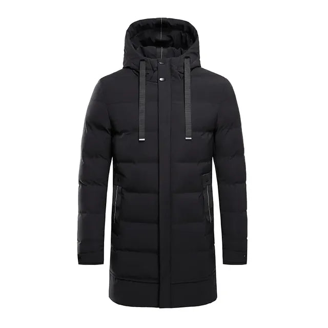 Men's Oversized Puffer Jacket Thick Winter Quilted Coat Warm Casual Streetwear Outerwear